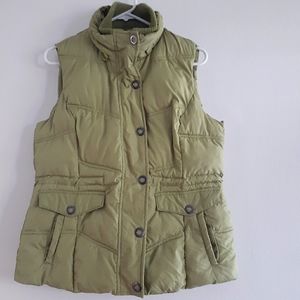 Faded Glory Green Puffer Vest
